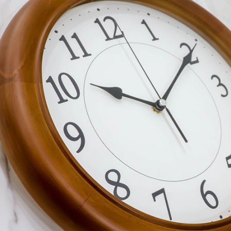원목 엔틱 브라운 벽시계 (400파이) #5