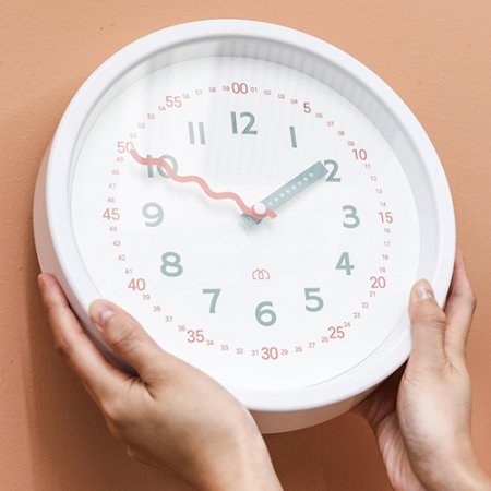 교육용 아이방 인테리어 무소음 벽시계 #7