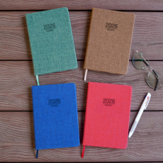 26년 트레이스 양장 다이어리 32절(양쪽 카드포켓)