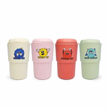 멜로우빈 캐릭터 이중머그 텀블러 #2