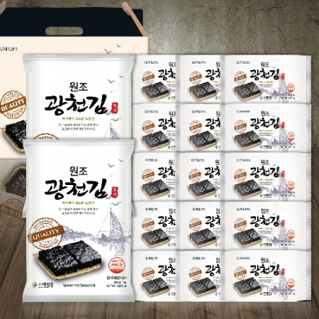 광천김 알찬 선물세트 옵션택1 [23년 추석 선물세트 ] #2