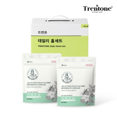 [트렌톤] 데일리홈 피톤케어 캡슐세제 + 섬유유연 건조기시트 2종 (캡슐세제 30개입 + 건조기시트 40매) #2