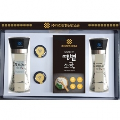 [더건강한 신안소금] 오뉴월 신안 땡볕 소금 (간수제거) 5종 세트 1호