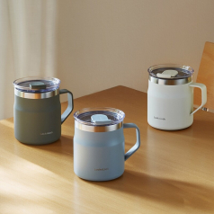 스텐 메트로 머그 텀블러 355ml 화이트, 블루, 카키