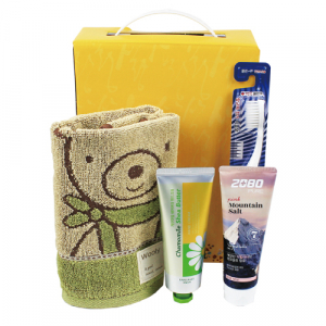 욕실용품세트 N-X (기라로쉬 핸드타올 + 과일나라 핸드크림 + 치약 칫솔세트)