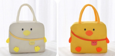 보온 보냉 병아리 도시락통가방 직장인 어린이 유치원 교회 보냉백 런치박스 소풍 #2