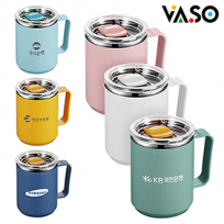 바쏘 핸들 머그 이중구조 텀블러 400ml