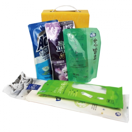 주방용품세트 N-J (액츠 피죤 주방세제 고무장갑 속장갑세트) #2