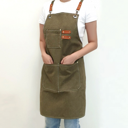 다용도 캔버스 앞치마 끈조절 두꺼운 공방 카페 가드닝 #2