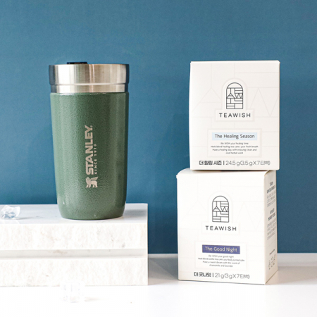 레스쁘리 고급 세트 C (스탠리 고 진공 텀블러 473ml + 티위시 티백) #3