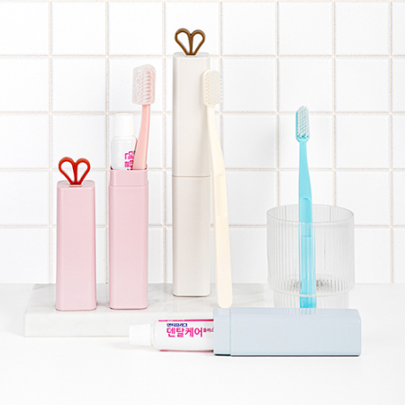 국내생산 소유 휴대용 치약칫솔세트 (무료인쇄/국산칫솔) #6