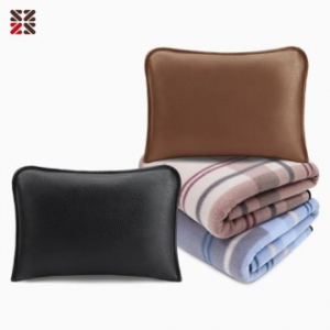 이든체크특대담요 + 가죽커버세트