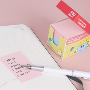 하니솔이 메모함 미니복사용지 점착메모지