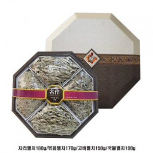 본너츠 우리바다 멸치 4종세트 팔각지함