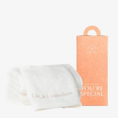 라라 뱀부 고리 핸드타올 70g 34x34cm