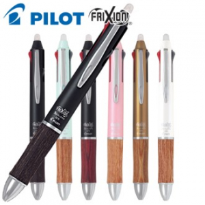 파이롯트 지워지는 프릭션 우드 3색 볼펜 0.5mm