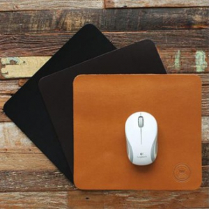 테드 천연가죽 마우스패드 (소)