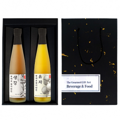 청숨 종합 1호 (생강 500ml + 유자 500ml) 선물세트