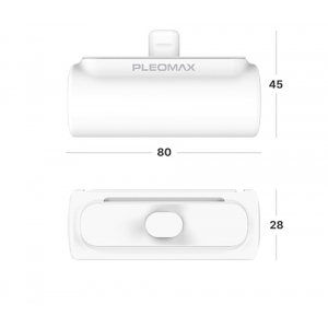 플레오맥스 20W 일체형 도킹형 미니 보조배터리 5000mAh