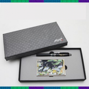 다올 나전자개 명함케이스 + 자개볼펜 SET