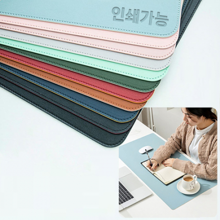 가죽 데스크매트 키보드 마우스 장패드 책상매트 #2