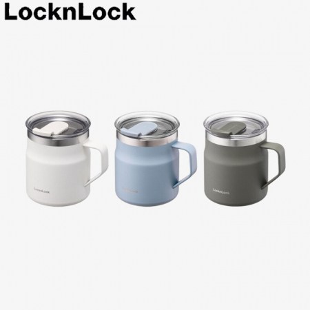 락앤락 NEW 메트로 머그 4218 심플 스윙락 화이트, 카키, 블루 355ml #2
