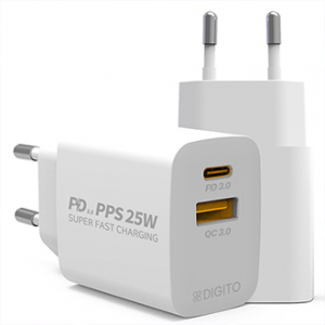 [바쏘] PD 25W 2포트 초고속 가정용 충전기