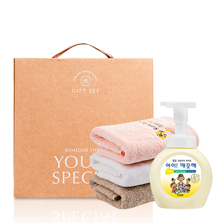 타올 150g1P + 아이깨끗해 핸드워시 파우더향 1P 세트 #2