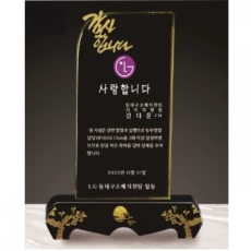 금문양 크리스탈 상패31