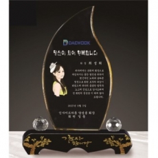 금문양 크리스탈 상패 34