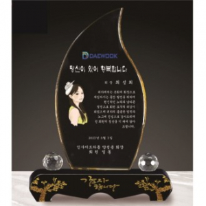 금문양 크리스탈 상패 34