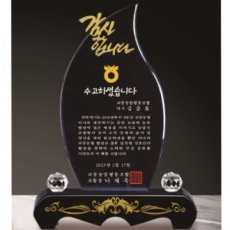 금문양 크리스탈 상패33