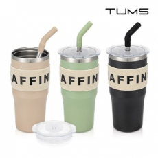 텀스 라피네 스텐스트로우 빨대텀블러 700ml-전용 밴드홀더 포함