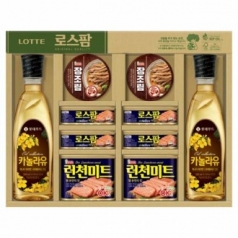 [롯데푸드] 로스팜 든든한 1호(ECO 포장) 햄선물세트