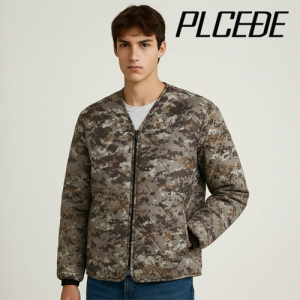 플씨드 밀리터리 브이넥 깔깔이