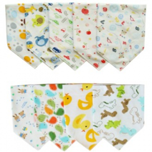 동물원 스카프빕, 어린이 손수건, 유아 스카프빕, 턱받이