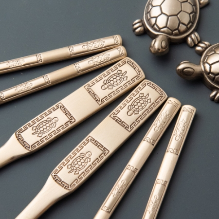 천년거북 방짜유기 수저세트 #3