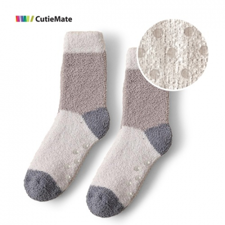 투톤 논슬립 수면양말  L #4