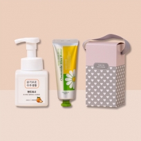 슬기로운 주부생활 핸드워시 + 과일나라 핸드크림 (하트케이스 + 스티커포함)