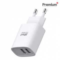 프리미엄 2.1A 2포트 USB 충전기 어댑터