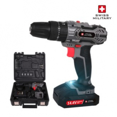 스위스밀리터리 SML-GU14V 리튬이온 14.4V 충전식 무선 햄머드릴