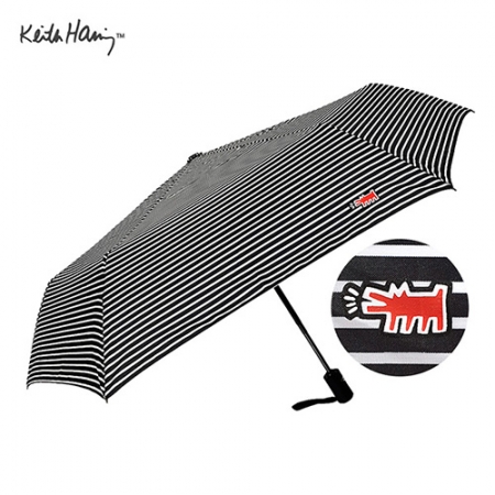 키스해링 6K 줄무늬 3단 완전 자동우산 (3컬러) #4