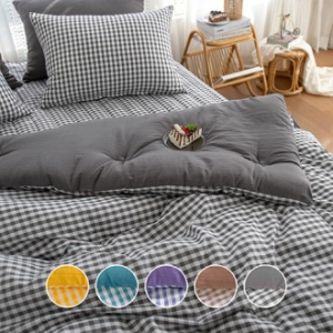 세미마이크로 프리미엄 깅엄체크 차렵 겨울이불세트