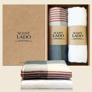 송월 센트라도 국산 항공담요 + 타올(수건) 세트