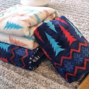 JW 극세사 무릎담요 // 인쇄 선물포장 가능