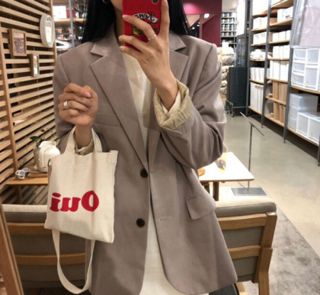 미니 오위 도트 크로스 에코백 #3