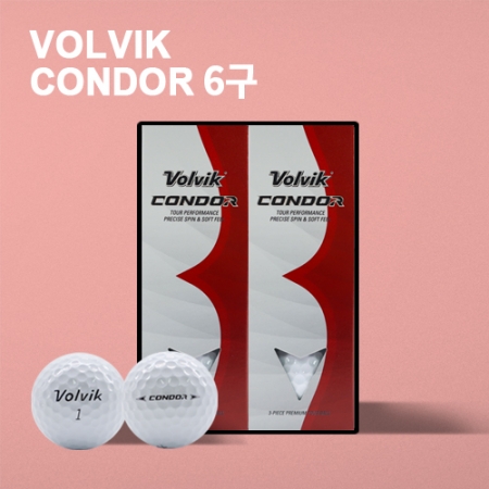 볼빅 콘도르 골프공 6구(3pc) CONDOR 골프공 카본 골프공 #2