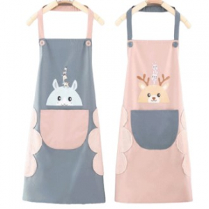 포이포이 방수 손닦이 앞치마, 캐릭터 앞치마, 파스텔 색상