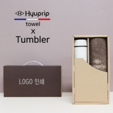 모노 500ml 텀블러 + 협립 40수 호텔 코마 180 세면타올 세트