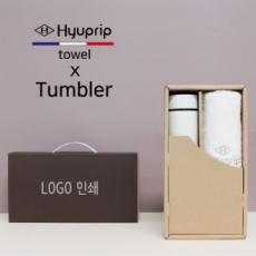 모노 500ml 텀블러 + 협립 호텔 코마 170 세면타올 세트